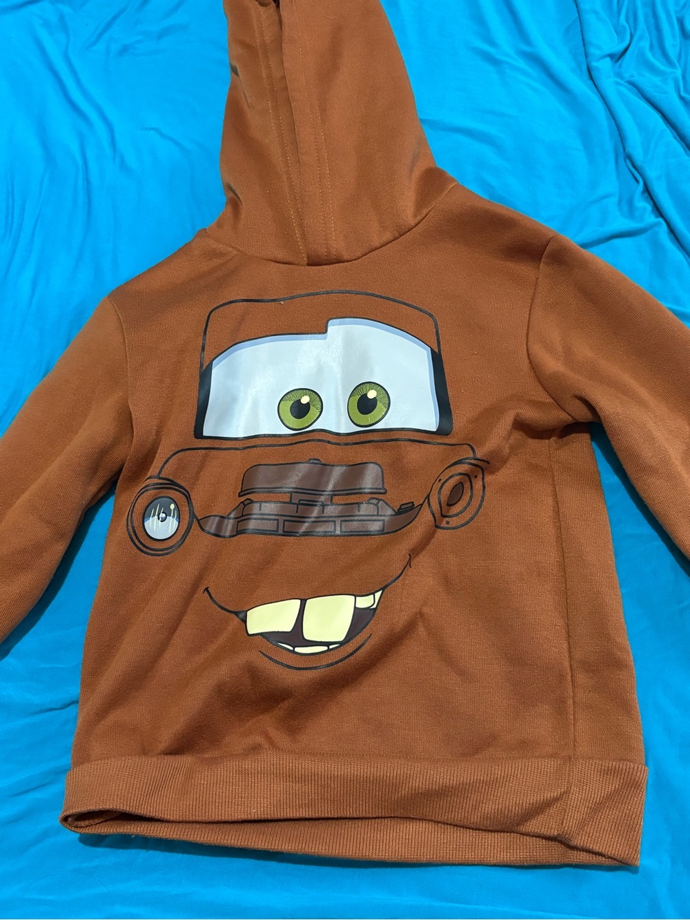 Kids Hooded Mater from Cars Sweatshirt - Brown